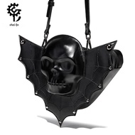 Amazon Cross-border ใหม่ฮาโลวีน Skull Head กระเป๋าสะพายสตรียุโรป Punk Gothic Niche Design หมองคล้ําส