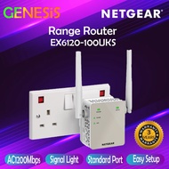[ PORTABLE EXTENDER ] NETGEAR EX6120 AC1200 DUAL BAND WIFI RANGE EXTENDER- ESSENTIALS EDITION