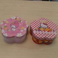 Hello Kitty & Melody 糖罐共2個