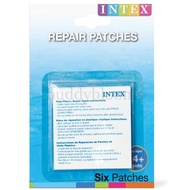 INTEX Repair Patch 6Pcs for Swimming Pool Inflatable Air Mattress and Floating Sticker Tampal Bocor Kolam Renang