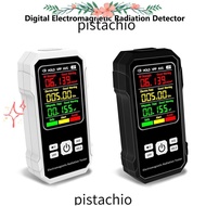 PISTACHIO EMF Meter Portable LCD High Precision RF Strength Detection Device Electric Magnetic Field
