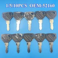 1/5/10PCS 52160 Key For Yanmar New Excavator Grader Dozer Grader Dozer