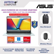 Asus VivoBook Go 15 E1504F-ANJ872WS 15.6'' FHD Laptop Grey Green ( Ryzen 3 7320U, 8GB, 512GB SSD, AT