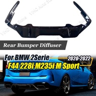 For BMW 2 Series F44 228i M235i Gran Coupe M Sport 2020-2024 Car Rear Bumper Lip Splitter Diffuser K