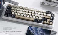 ATTACK SHARK | Attack Shark X66 Wireless Mechanical Keyboard RGB Lighting Hot-swappable Metal Knobs 