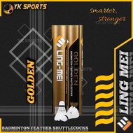 LING-MEI GOLDEN SHUTTLECOCK BADMINTON  ( 1 TUBE)
