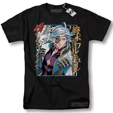 Record Of Ragnarok Hades Shirt Buddha Anime Manga Cosplay Graphic T-Shirt