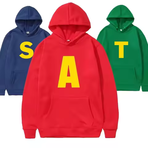 Alvin And The Chipmunks Fashion Unisex Casual Sportswear Women's Hoody Alvin Chipmunk Halloween Cost