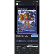 Age of empires 2 ps2 game disc