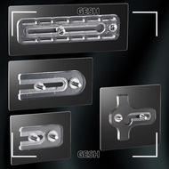 GESH Double Hole Screw Sticker, Wall Picture Hanger Variable Distance Traceless Nail, Wall Screw Sti