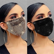 Sequins Face Mask Breathable Cotton Mask Washable Face Mask Reusable Mask Adult Face Cover