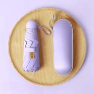 Dù Chống Nắng Cán Tròn Tia Cực Tím Gấp GọnÔ gấp gọn mini Nhỏ Gọn Tiện Dụng TI DO