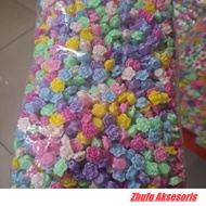 MAWAR 1 Pound And 1/2 Pound Pastel Rose Flower Beads