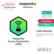 Digital Code Kaspersky VPN Secure Connection 1 Year (ซื้อแล้วไม่สามารถยกเลิกออเดอร์ได้) Can not Refu