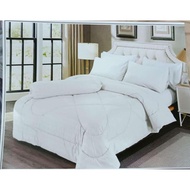cadar plain hotel design kosong 7in1 King /queen /single ready stock