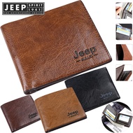 JEEP SPIRIT 1941 ESTD men's wallet, leather wallet, advanced short wallet, men's wallet, coin wallet, multi-function men's wallet card wallet, advanced leather wallet, short wallet