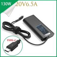 New 130W Usb-c Type C 20v 6.5A Laptop Charger For Dell XPS 15 9570 9575 DA130PM170 HA130PM170 HA130PM130 AC Power Supply