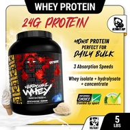 Mutant Hardcore Whey, Whey Protein Isolate & Hydrolysate, Fast-digesting 5lbs