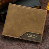 New Arrival Korean Men Leather Wallet, Extra Capacity Leather Bifold Wallet For Mens Slim Front Pocket With Cash Spot