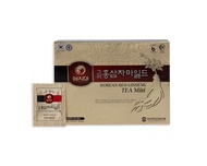 Korean Panax Red Ginseng Tea, Box of 50 Bags, Improves Blood Circulation, Intellectual Performances 