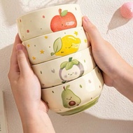 SET OF 4 BEAUTIFUL FRUIT-SHAPED PORCELAIN BOWLS, BABY WEALTH BOWLS, PRETTY DECOR BOWLS, BOWL SET AS 
