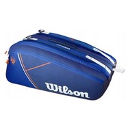 【MST商城】Wilson Super Tour 15支裝 法網限量版 網球拍袋 (藍)