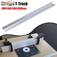 TOPTOOL 1Pcs T-Slot Track, Aluminium Alloy Slide Guide Rail T-Track,  300-600mm 30 Type T Slider Fix