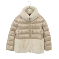 【二手，B級】Herno羽絨服，環保毛皮，PI1123D，尼龍布料，女款，二手B級