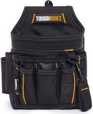 ToughBuilt TB-229กระเป๋าช่างไฟฟ้าขนาดเล็กกระเป๋า14ช่องและห่วงเก็บเครื่องมือแนวตั้งสายเทปไฟฟ้าและตะขอ