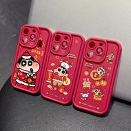 New Year Crayon Shinchan Phone Case For VIVO Y04 Y16 Y19 Y28 Y29 Y400 Pro Y12S Y19S Y36 Y11 Y12 Y15 