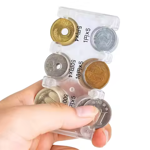 1-3Pcs Coin Dispenser Mini Portable Coin Organizer Multifunctional Coin Classification Clip Holder P