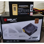 Inplay Gs650pro 650watts 80+ True Rated powersupply black