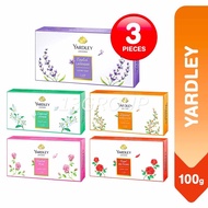 Yardley London Luxury Soap Bar /  Timeless Elegance, Indulgent Care, 3x100g