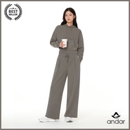 [ANDAR] Mild Mousse Wide Pants(4COLOR) Women Clothes korea style Work out clothes Andar Yoga Sports 
