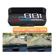 Bộ HUD Ô tô M7 OBD GPS Hiển Thị Tốc Độ Thông Tin Lên Trên Kính Lái - BH 6 tháng