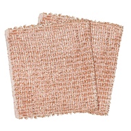 2-Ply Woven Copper Scrubbing Cloth - Durable and Non-Abrasive Scrubber, Machine Washable, Alternativ