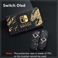 Nintendo Switch OLED Soft TPU Case Monster Hunter theme Switch Oled Dockable Cover for Nintendo Swit