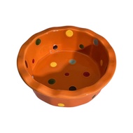 Pet Bowl Polka Dot Orange Fun 1st (PCL023)