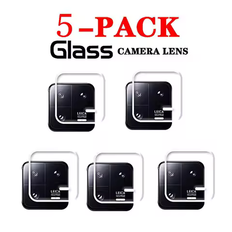 5pcs Camera Lens Tempered Glass for Xiaomi 13 Pro Screen Protector Mi Xiami 13 12 11 Ultra Lite NE 5