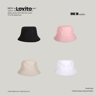 (Trendy) Lovito Casual Hat Plain Embroidery Baseball Cap American Retro Polar Bear Hat for Women LFA
