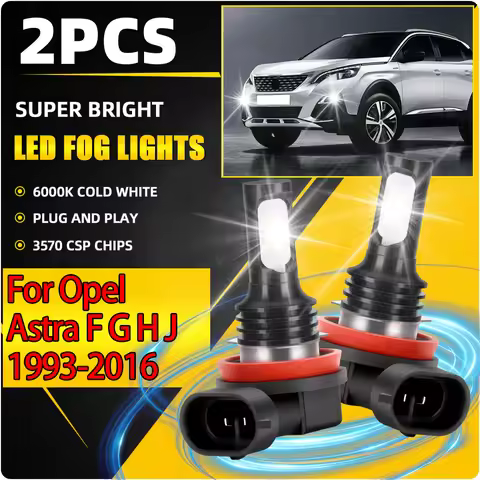 H8 H9 H11 Fog Lamps 90W Auto Front Fog Lights 3570 CSP Chips 20000LM For Opel Astra F G H J 1993 199