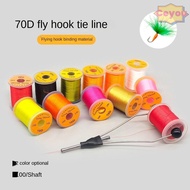 CEYOU Fly Fishing Line, Premium Salmon Fly Tying Thread line, Bass Flies Thread Spool Fishing Line