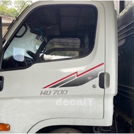 Hyundai HD700 truck sticker. Hyundai HD700 Truck Sticker