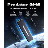 # Acer Predator GM6 PCIe Gen4×4 M.2 2280 NVMe Internal SSD 1TB / 2TB / 4TB