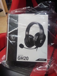 MSI GH20 電競遊戲耳機lightweight gaming headset |超輕245克 |40mm的單體設置元件