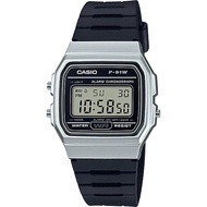 Casio Digital นาฬิกาข้อมือผู้ชาย/ผู้หญิง สายเรซิน รุ่น F-91W ของแท้ ประกัน CMG
