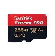 256 GB MICRO SD CARD (ไมโครเอสดีการ์ด) SANDISK EXTREME PRO MICROSDXC UHS-I CARD (SDSQXCD-256G-GN6MA)