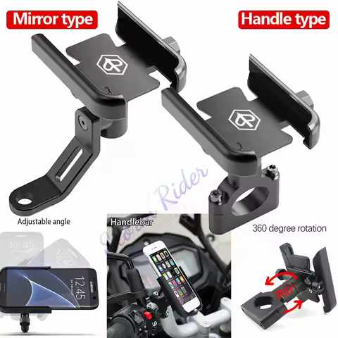 For PIAGGIO Liberty125 MP3 500 Medley Beverly 300 ZIP50 X7 X9 Bicycle Mobile Phone Holder Handlebar 
