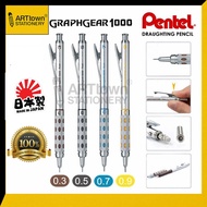 Pentel GraphGear 1000 Mechanical Drafting Pencil/Pensel Lukis Professional Pencil