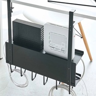 Cable Management Home Storage Rack Under Desk Network Cable Dormitory Organizer with Hooks Plug Boar